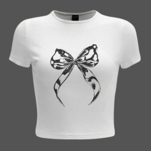 Bow Code Baby Tee