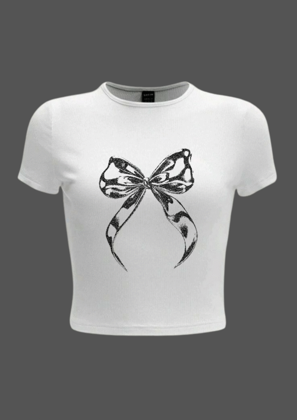 Bow Code Baby Tee